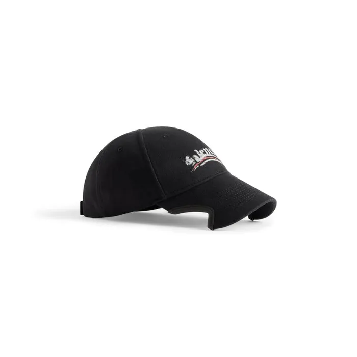 Balenciaga Scarves and Caps WomenMen Political Stencil Cap In Blackwhite Blackwhite Balenciaga Scarves and Caps WomenMen Political Stencil Cap In Blackwhite Blackwhite