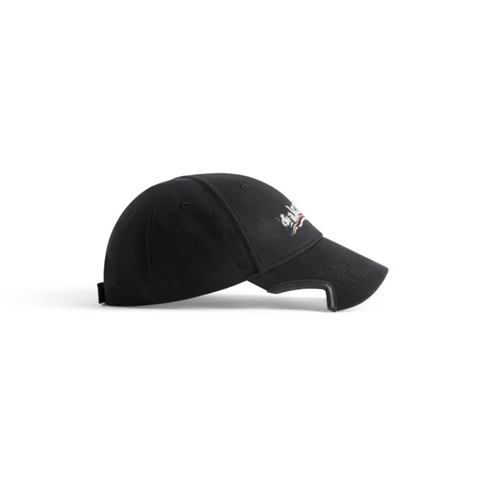 Balenciaga Scarves and Caps WomenMen Political Stencil Cap In Blackwhite Blackwhite Balenciaga Scarves and Caps WomenMen Political Stencil Cap In Blackwhite Blackwhite