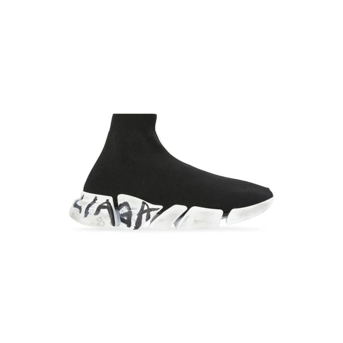Balenciaga Sneakers Women Women039s Speed 20 Graffiti Recycled Knit Sneaker In Black Black Balenciaga Sneakers Women Women039s Speed 20 Graffiti Recycled Knit Sneaker In Black Black
