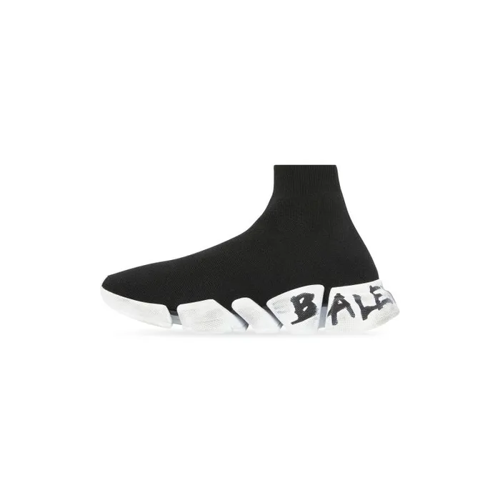 Balenciaga Sneakers Women Women039s Speed 20 Graffiti Recycled Knit Sneaker In Black Black Balenciaga Sneakers Women Women039s Speed 20 Graffiti Recycled Knit Sneaker In Black Black