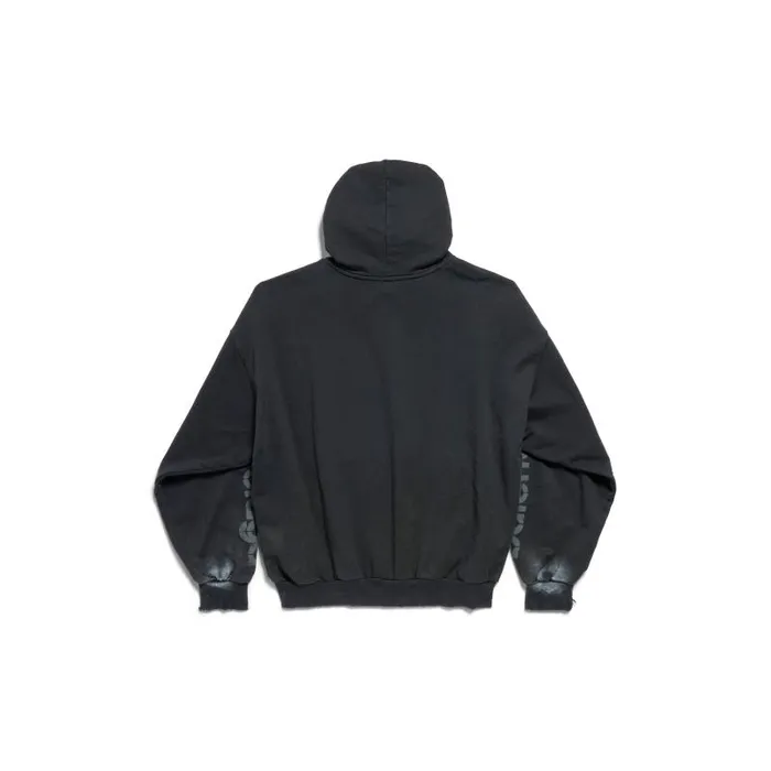 Balenciaga Sweatshirts and Hoodies WomenMen 3b Stencil Hoodie Medium Fit In Black Black Balenciaga Sweatshirts and Hoodies WomenMen 3b Stencil Hoodie Medium Fit In Black Black