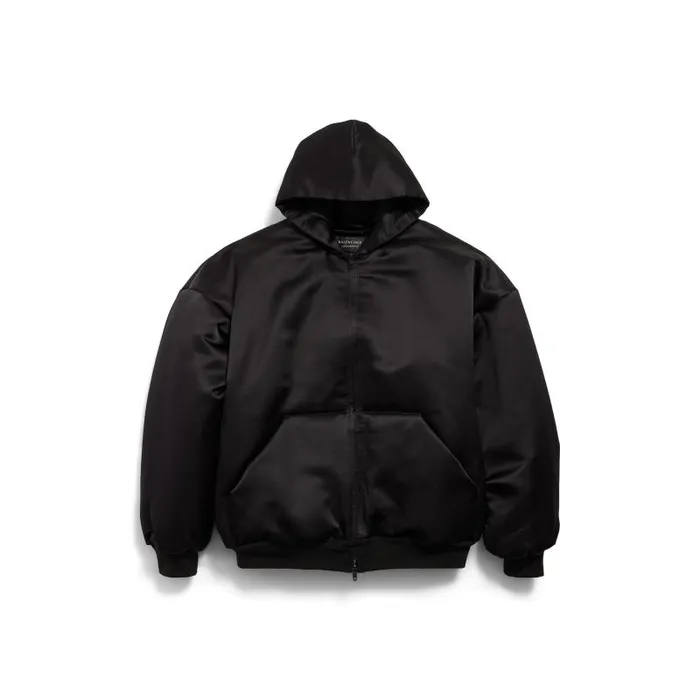 Balenciaga Sweatshirts and Hoodies Women Women039s Padded Zipup Hoodie In Black Black Balenciaga Sweatshirts and Hoodies Women Women039s Padded Zipup Hoodie In Black Black