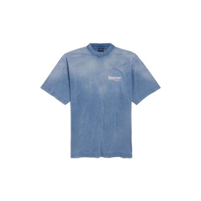 Balenciaga Tshirts Men Men039s Political Campaign Tshirt Medium Fit In Faded Bluewhitered Faded Bluewhitered Balenciaga Tshirts Men Men039s Political Campaign Tshirt Medium Fit In Faded Bluewhitered Faded Bluewhitered