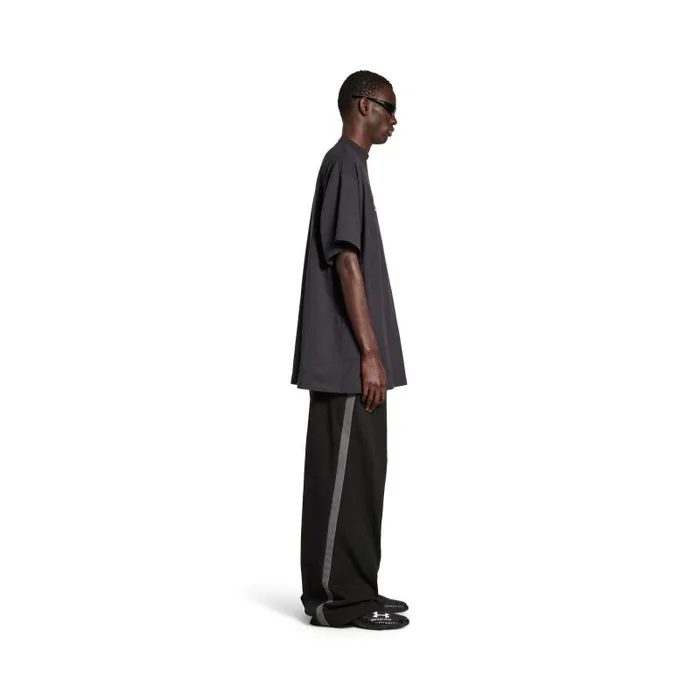 Balenciaga Tshirts Men Men039s Under Armour Tshirt Oversized In Blackwhite Blackwhite