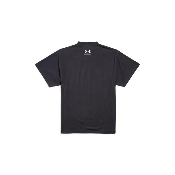 Balenciaga Tshirts Men Men039s Under Armour Tshirt Oversized In Blackwhite Blackwhite