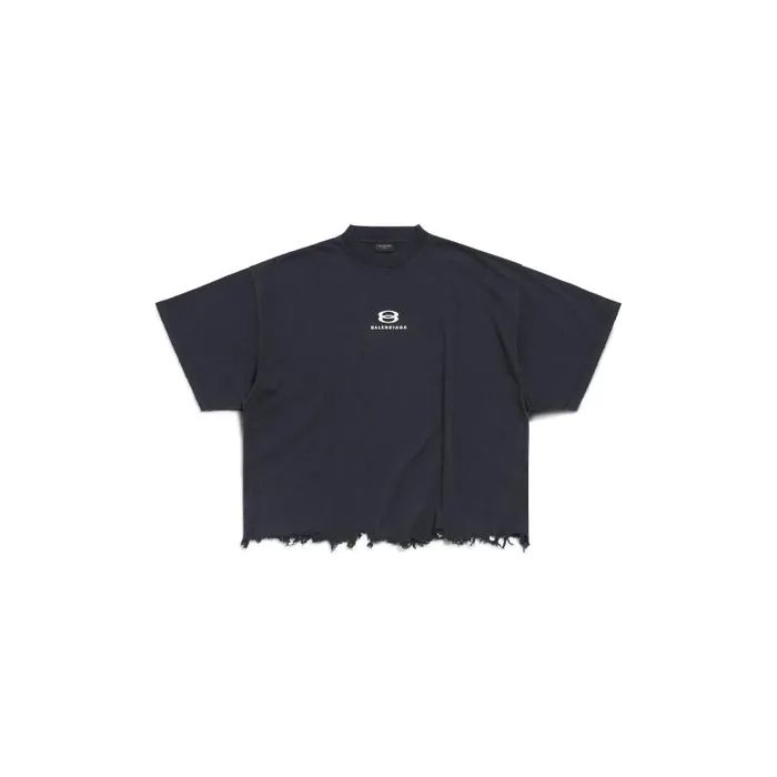 Balenciaga Tshirts WomenMen Unity Sports Icon Cropped Tshirt Large Fit In Blackwhite Blackwhite Balenciaga Tshirts WomenMen Unity Sports Icon Cropped Tshirt Large Fit In Blackwhite Blackwhite