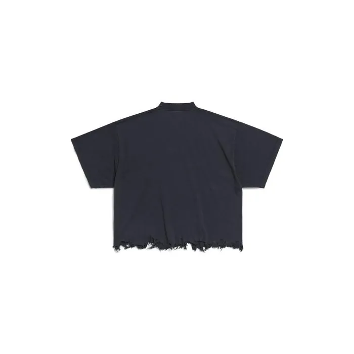 Balenciaga Tshirts WomenMen Unity Sports Icon Cropped Tshirt Large Fit In Blackwhite Blackwhite Balenciaga Tshirts WomenMen Unity Sports Icon Cropped Tshirt Large Fit In Blackwhite Blackwhite