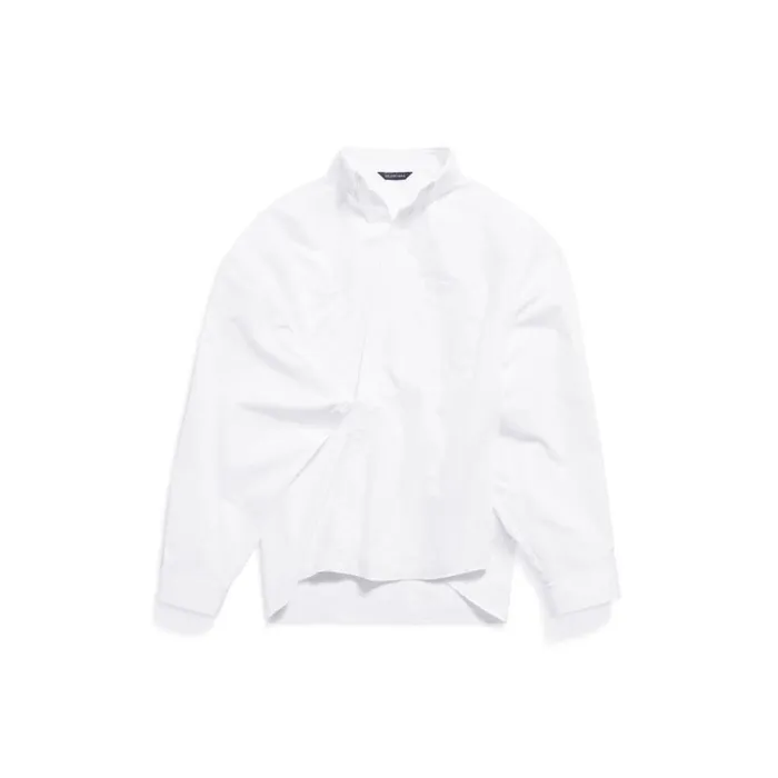 Balenciaga Tops and Shirts Women Women039s Balenciaga Wrap Shirt Large Fit In White White Balenciaga Tops and Shirts Women Women039s Balenciaga Wrap Shirt Large Fit In White White