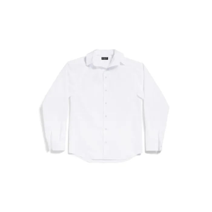Balenciaga Tops and Shirts Women Women039s Kick Collar Shirt Large Fit In White White Balenciaga Tops and Shirts Women Women039s Kick Collar Shirt Large Fit In White White