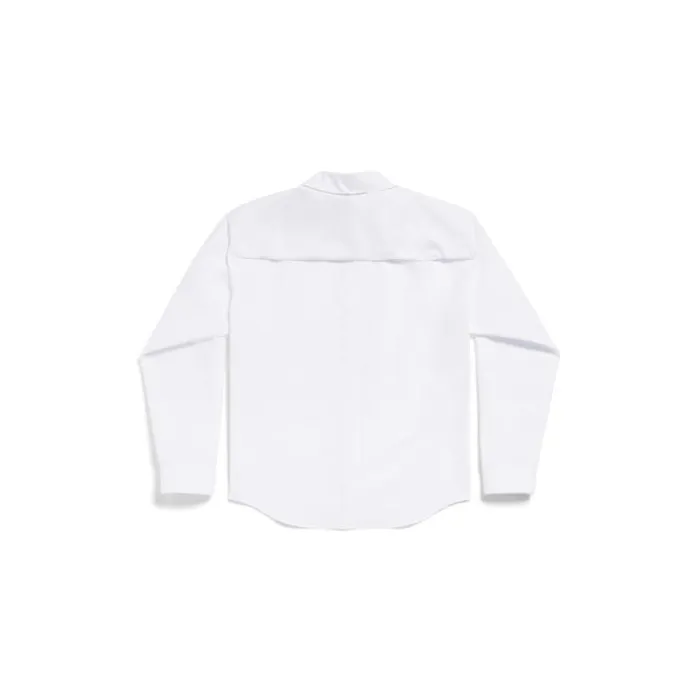 Balenciaga Tops and Shirts Women Women039s Kick Collar Shirt Large Fit In White White Balenciaga Tops and Shirts Women Women039s Kick Collar Shirt Large Fit In White White