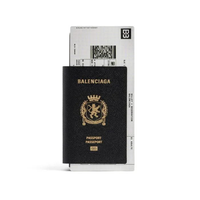 Balenciaga Wallets Men Men039s Passport Long Wallet 1 Ticket In Black Black