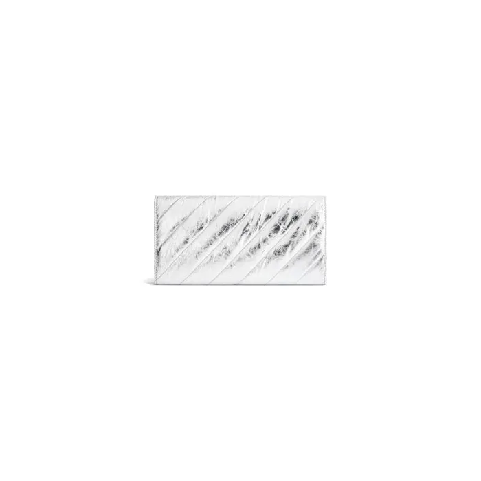 Balenciaga Wallets On Chain Women Women039s Crush Wallet On Chain Metallized Quilted In Silver Silver Balenciaga Wallets On Chain Women Women039s Crush Wallet On Chain Metallized Quilted In Silver Silver