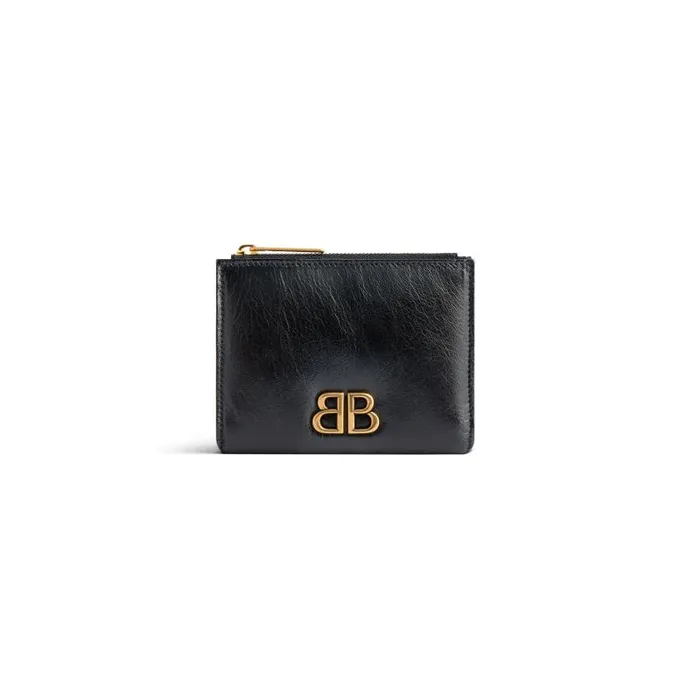 Balenciaga Wallets Women Women039s Monaco Bifold Wallet In Black Black