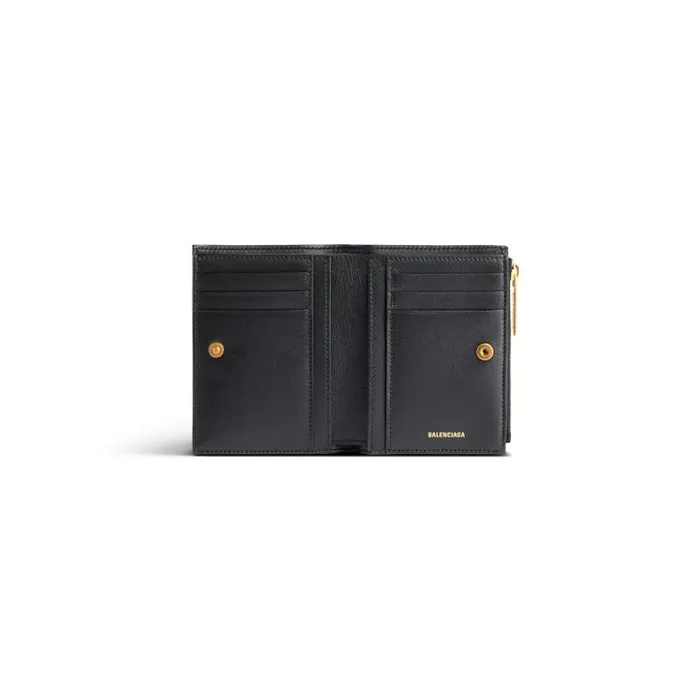 Balenciaga Wallets Women Women039s Monaco Bifold Wallet In Black Black