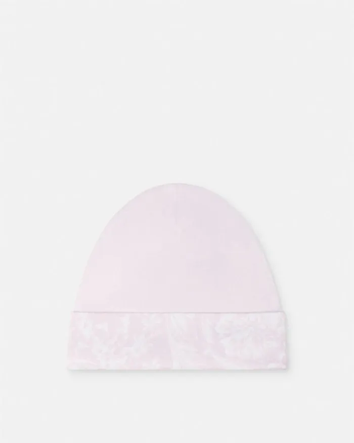 Barocco Baby Cap Light Pink Children Versace Accessories