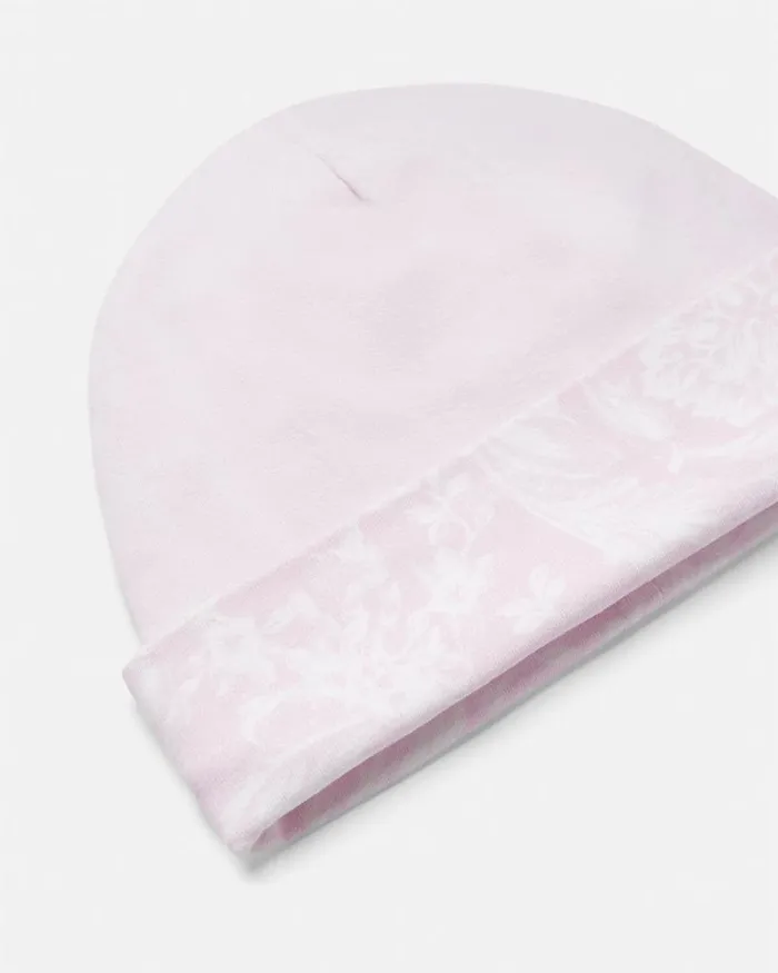 Barocco Baby Cap Light Pink Children Versace Accessories