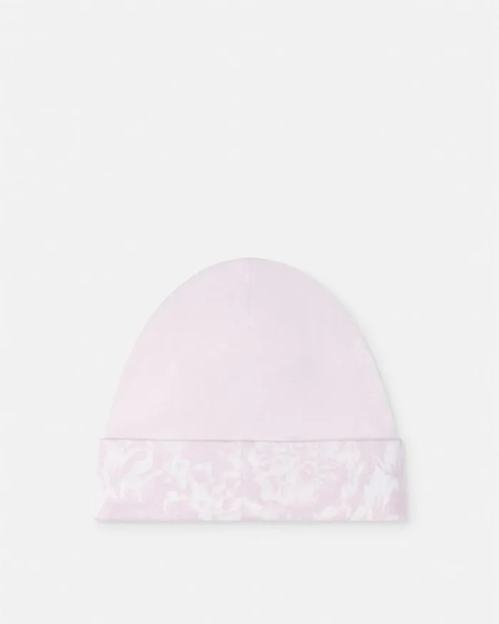 Barocco Baby Cap Light Pink Children Versace Accessories