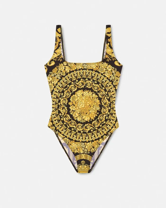 Barocco OnePiece Swimsuit Print Women Versace Swimwear