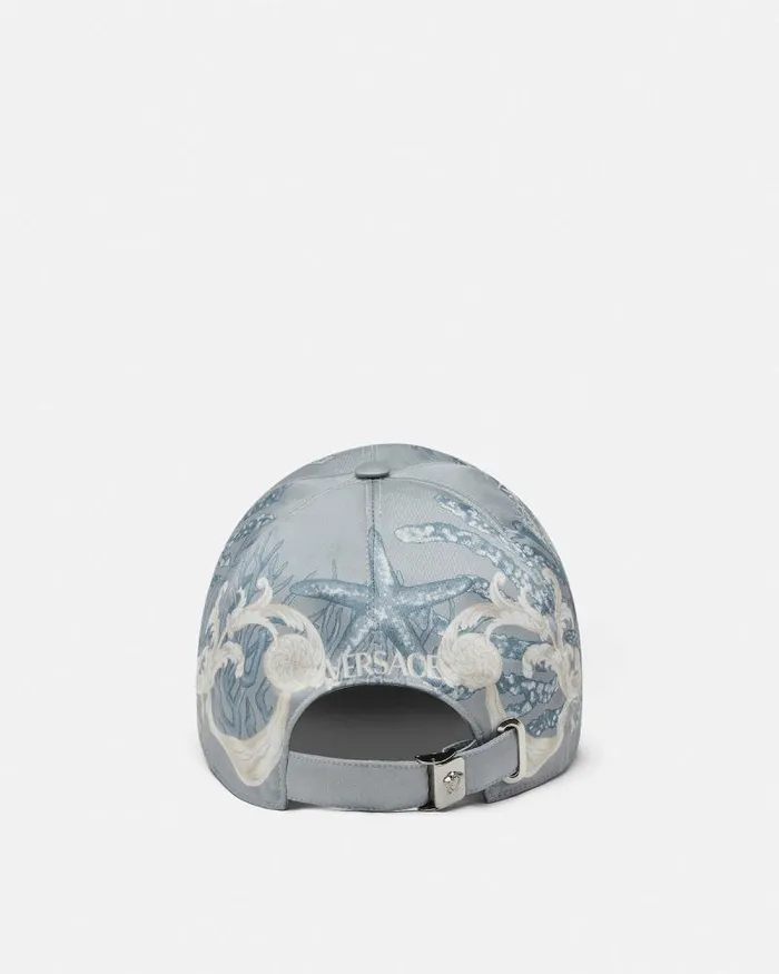 Barocco Sea Baseball Cap Blueprint WomenMen Versace Hats and Caps