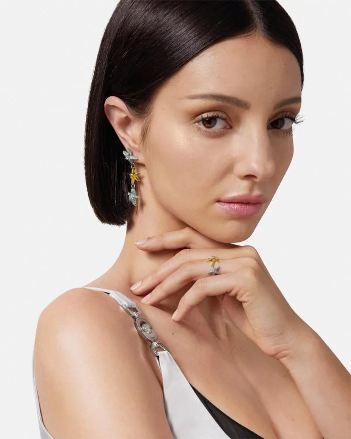 Barocco Sea Ring Silvergold Women Versace Rings