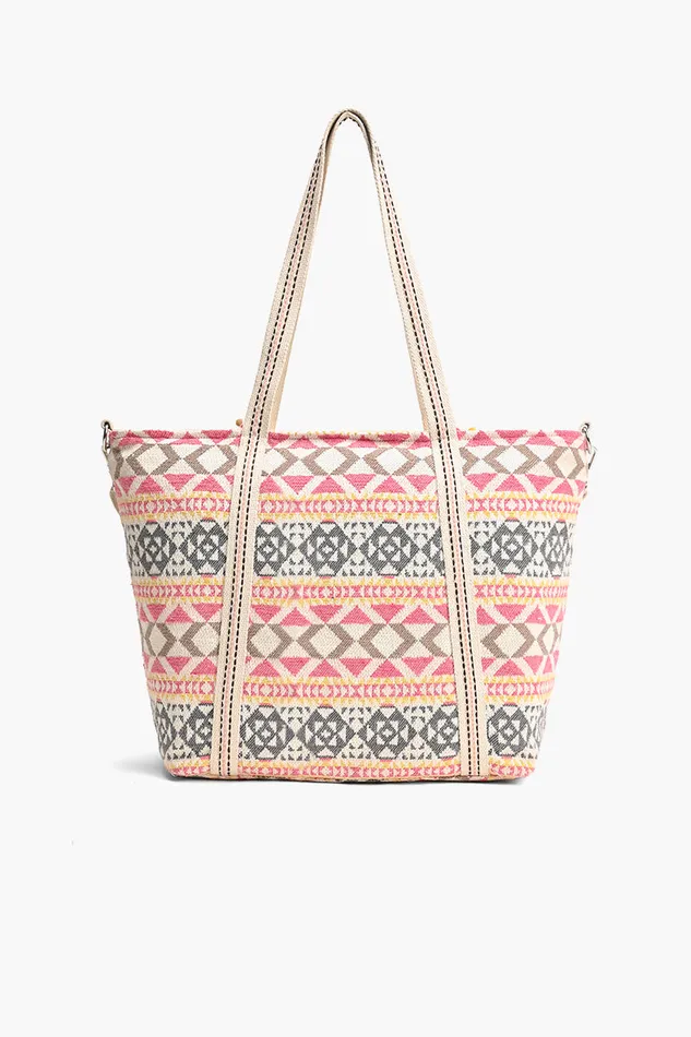 Beach Bags Women America and Beyond Pink Camo Tote