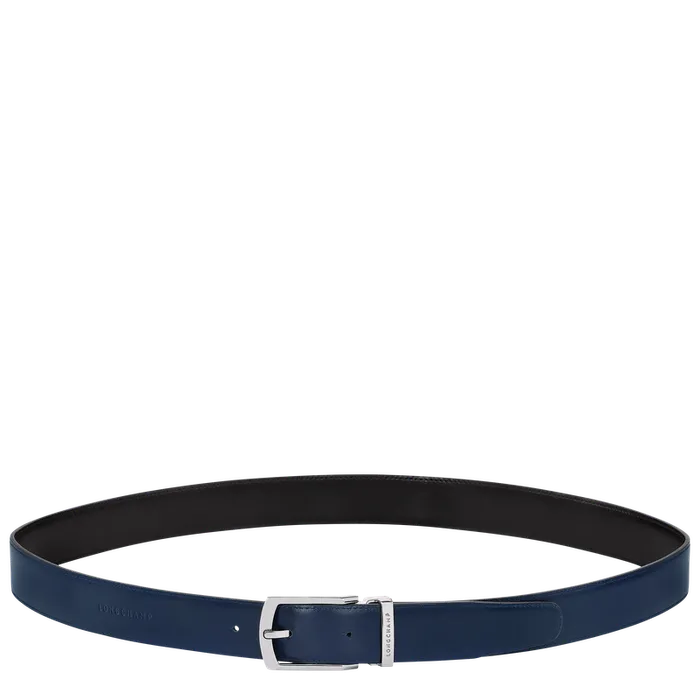 Belts Longchamp Men Delta Box BlackNavy