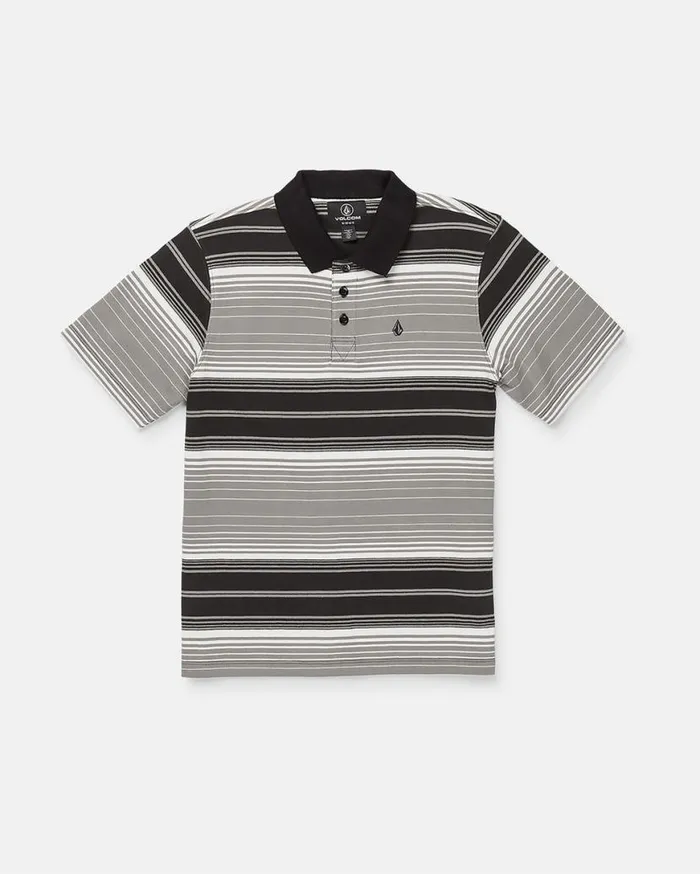Big Boys Cross Stone Polo Short Sleeve Shirt 8211 Dark Grey Kids Volcom Shirts and Flannels Big Boys Cross Stone Polo Short Sleeve Shirt 8211 Dark Grey Kids Volcom Shirts and Flannels