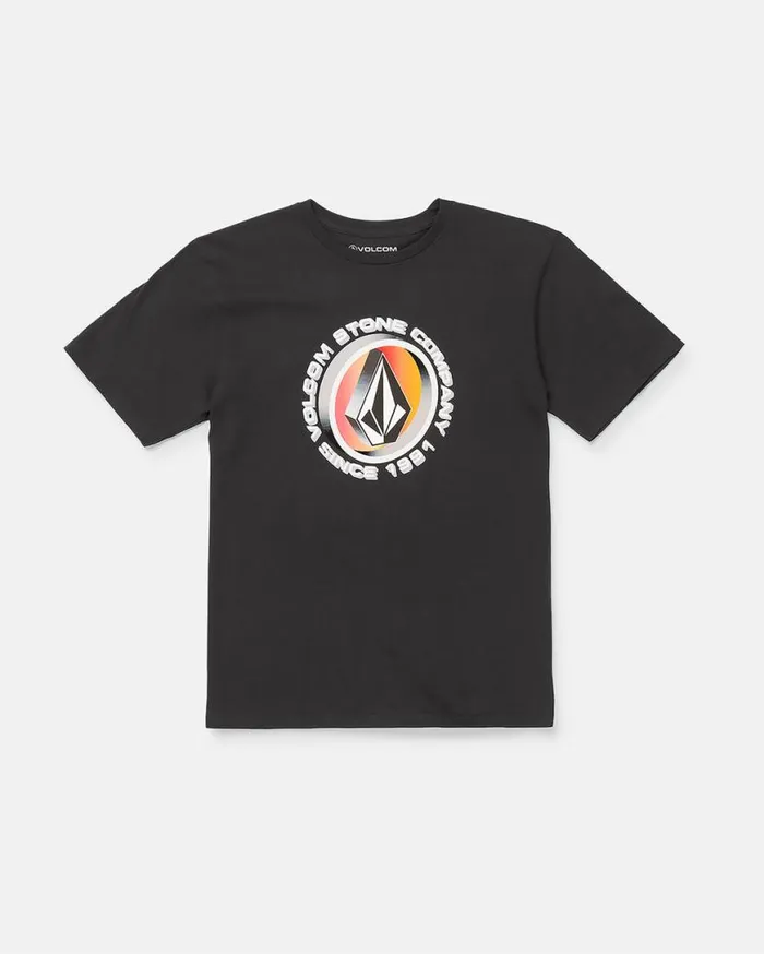 Big Boys Faucet Short Sleeve Tee 8211 Black Kids Volcom TShirts and Tanks
