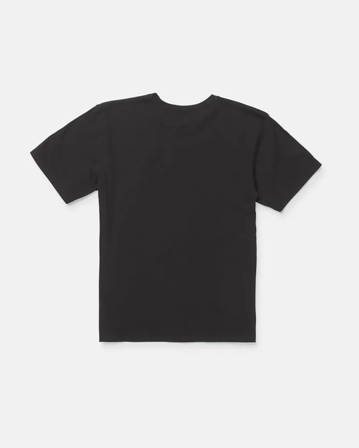 Big Boys Faucet Short Sleeve Tee 8211 Black Kids Volcom TShirts and Tanks