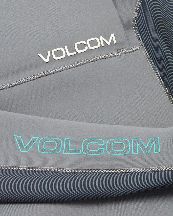 Big Boys Modulator 2mm Chest Zip Long Sleeve Springsuit 8211 Charcoal Kids Volcom Wetsuits