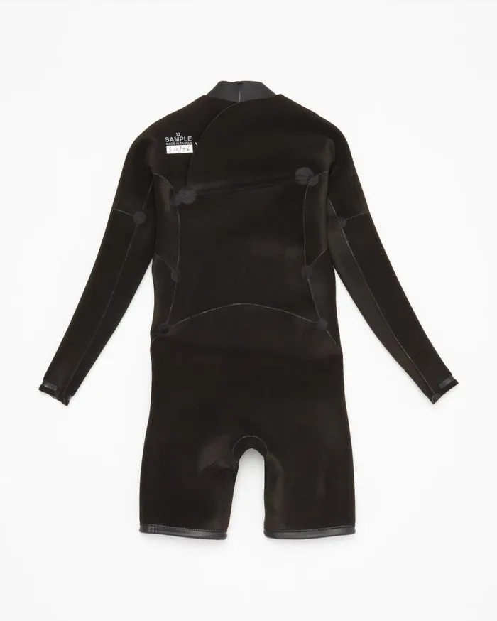 Big Boys Modulator 2mm Chest Zip Long Sleeve Springsuit 8211 Charcoal Kids Volcom Wetsuits