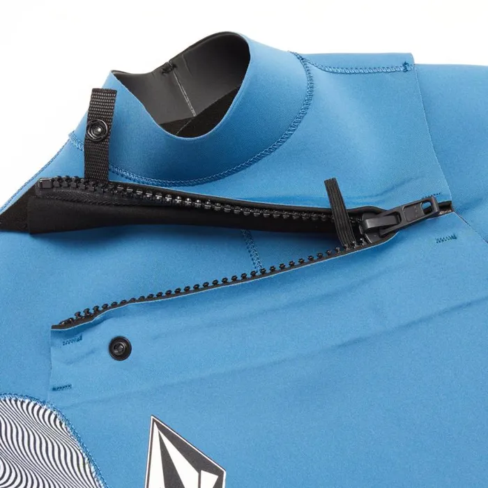 Big Boys Modulator 2mm Chest Zip Long Sleeve Springsuit 8211 Cruzer Blue Kids Volcom Wetsuits