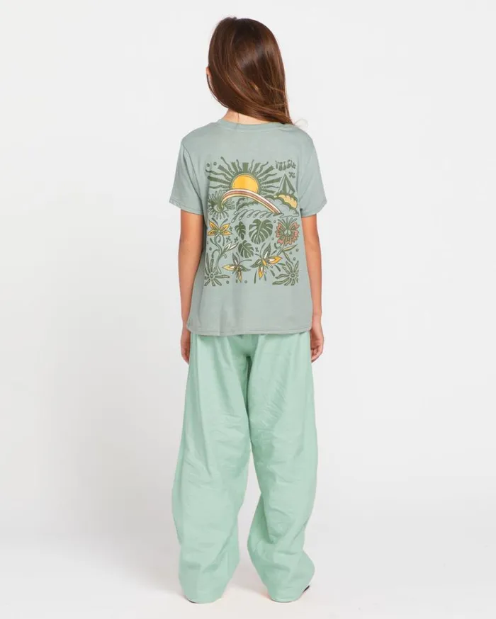 Big Girls Last Party Short Sleeve Tee 8211 Sea Spray Kids Volcom TShirts and Tanks