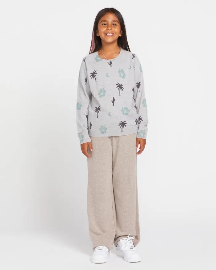 Big Girls Moondazed Sweater 8211 Light Grey Kids Volcom Hoodies and Sweatshirts Big Girls Moondazed Sweater 8211 Light Grey Kids Volcom Hoodies and Sweatshirts