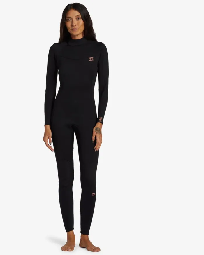 Billabong 32mm Foil Back Zip Wetsuit Black Womens Wetsuits