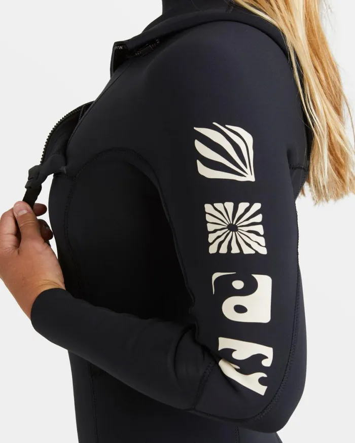 Billabong 32mm Synergy Natural Chest Zip GBS Wetsuit Night Fall Womens Wetsuits Billabong 32mm Synergy Natural Chest Zip GBS Wetsuit Night Fall Womens Wetsuits
