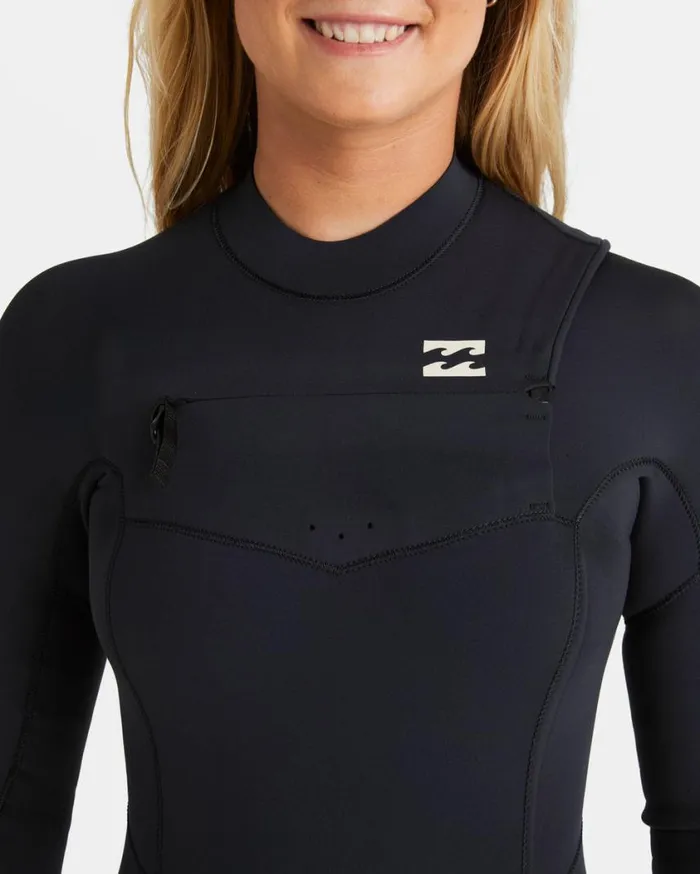 Billabong 32mm Synergy Natural Chest Zip GBS Wetsuit Night Fall Womens Wetsuits Billabong 32mm Synergy Natural Chest Zip GBS Wetsuit Night Fall Womens Wetsuits