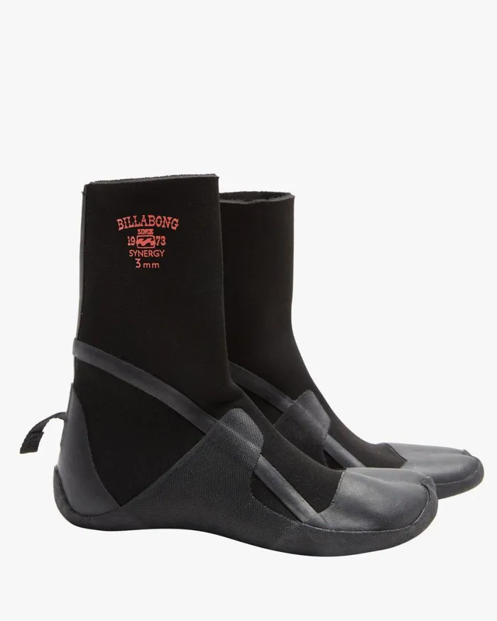 Billabong 3 Synergy Hidden Split Toe Wetsuit Boots Black Womens Wetsuits Billabong 3 Synergy Hidden Split Toe Wetsuit Boots Black Womens Wetsuits