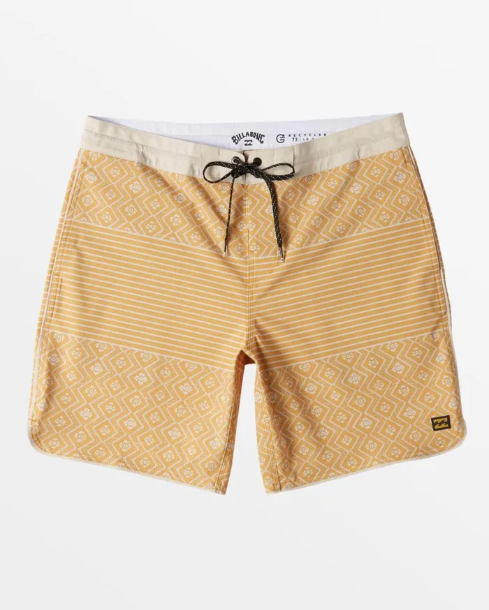 Billabong 73 Lo Tide 18034 Boardshorts Mustard Mens Long Length 18034 8211 21034