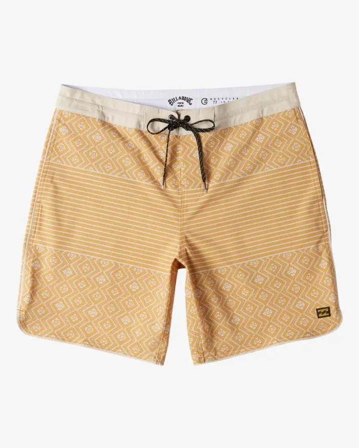Billabong 73 Lo Tide 18034 Boardshorts Mustard Mens Long Length 18034 8211 21034