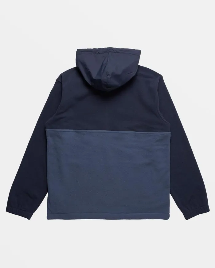 Billabong ADiv Boundary Hooded HalfZip Pullover Dusty Navy Mens Hoodies and Fleece Billabong ADiv Boundary Hooded HalfZip Pullover Dusty Navy Mens Hoodies and Fleece
