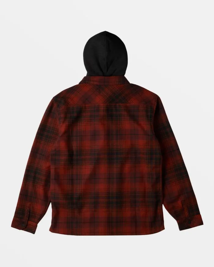 Billabong ADiv Furnace Bonded Flannel Shirt Sangria Mens Shirts