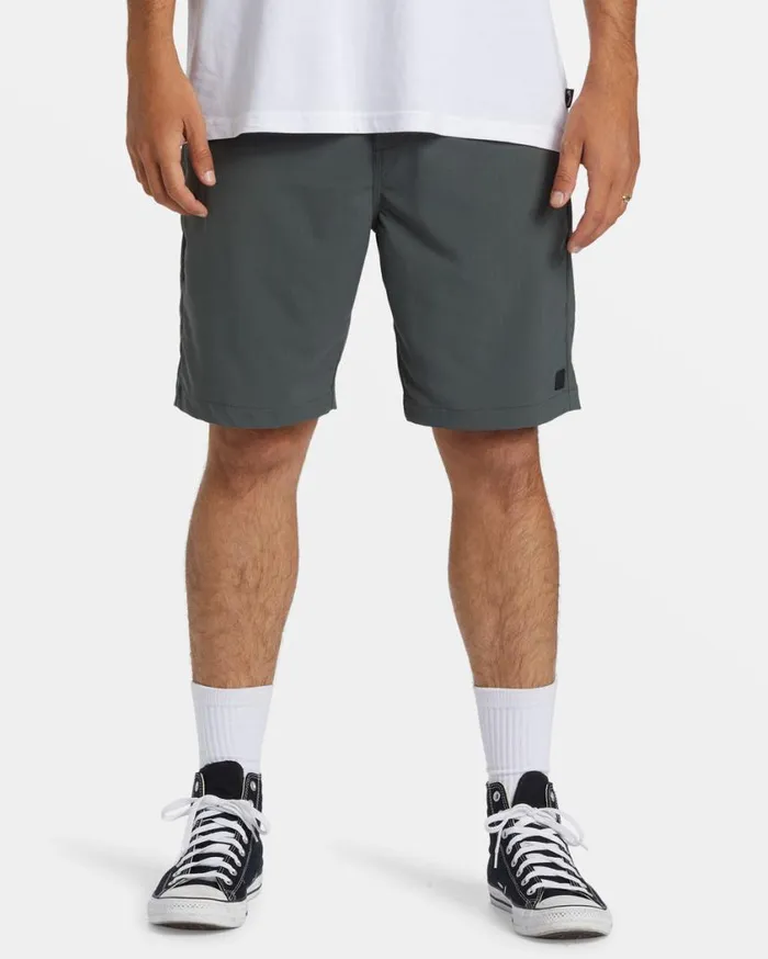 Billabong ADiv Surftrek Journey 20034 Shorts Slate Green Mens Bottoms