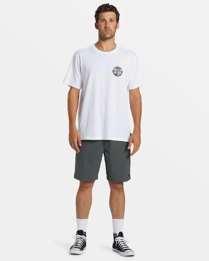 Billabong ADiv Surftrek Journey 20034 Shorts Slate Green Mens Bottoms