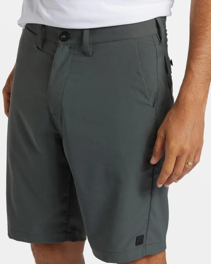 Billabong ADiv Surftrek Journey 20034 Shorts Slate Green Mens Bottoms