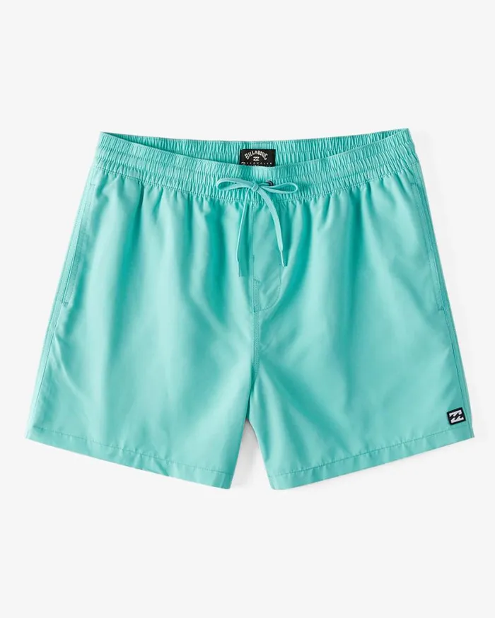 Billabong All Day Layback 16034 Elastic Waist Shorts Poolside Blue Mens Layback Boardshorts Billabong All Day Layback 16034 Elastic Waist Shorts Poolside Blue Mens Layback Boardshorts