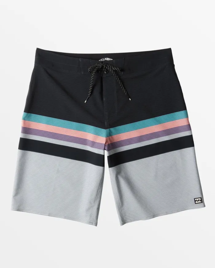 Billabong All Day Stripe Pro 20034 Boardshorts Stealth Mens Pro Boardshorts
