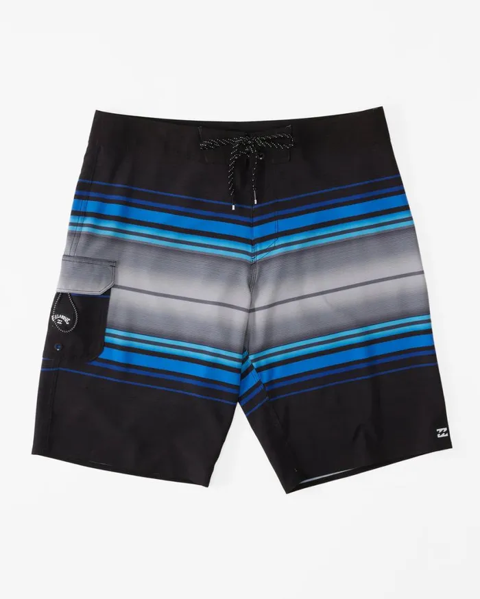 Billabong All Day Stripe Pro Performance 20034 Boardshorts Black Mens Long Length 18034 8211 21034