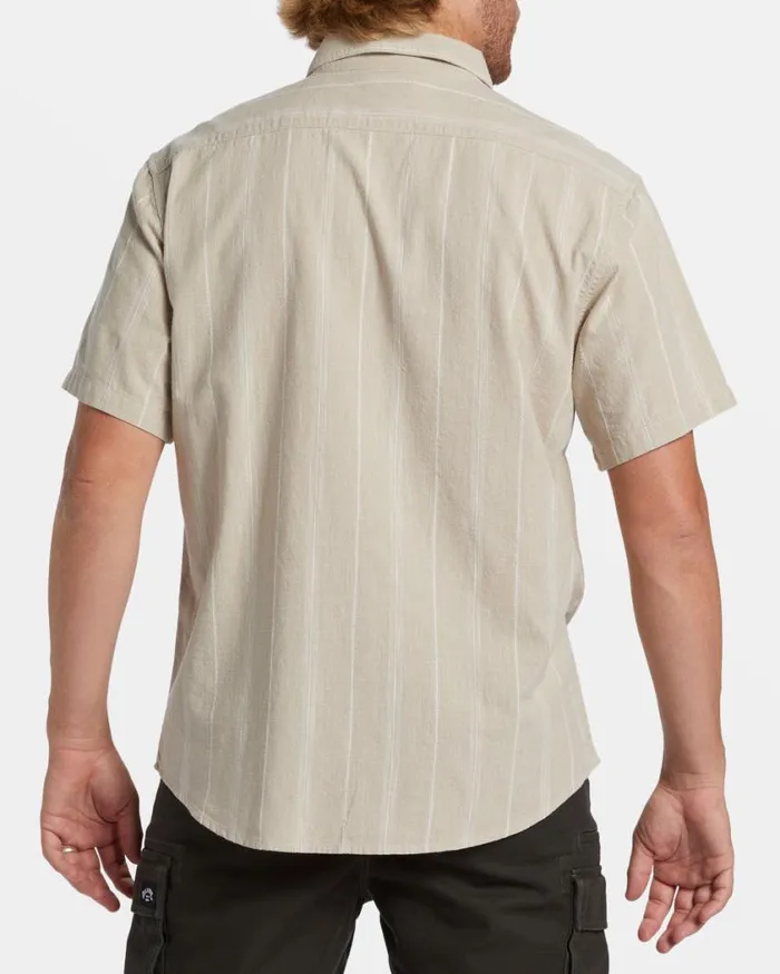 Billabong All Day Stripe Short Sleeve Shirt Chino Mens Shirts