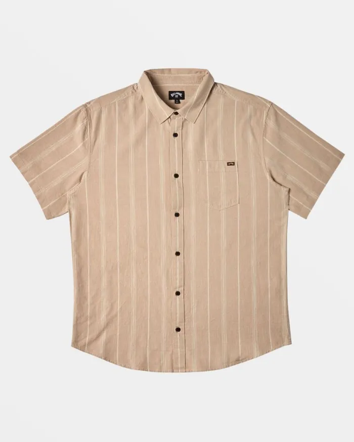 Billabong All Day Stripe Short Sleeve Shirt Chino Mens Shirts